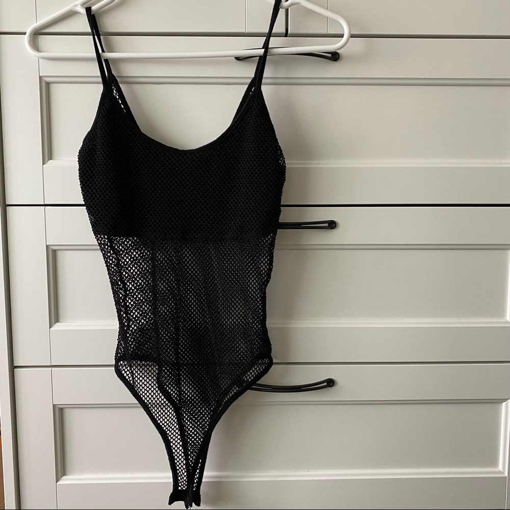 fishnet bodysuit